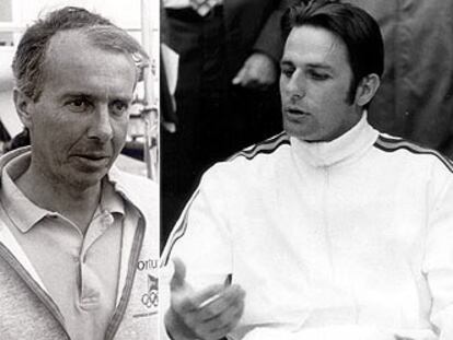 Paul Maes (a la izquierda) y Jacques Rogge, actual presidente del COI, cuando en 1972 era un regatista más.
