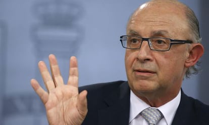 El ministro de Hacienda, Cristóbal Montoro.