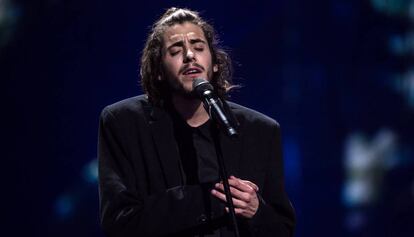 Salvador Sobral en su actuaci&oacute;n en Eurovisi&oacute;n. 