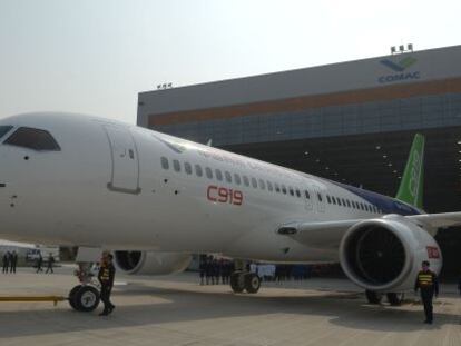 El nuevo C919 de Comac. 