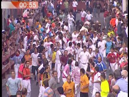 Rápido primer encierro en San Sebastián de los Reyes