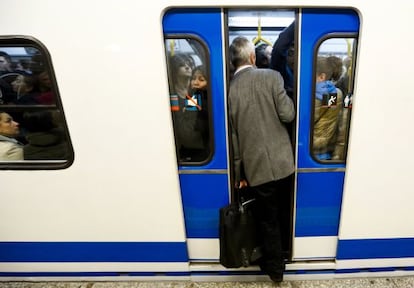 Huelga de Metro en la estaci&oacute;n de Pac&iacute;fico.