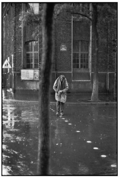 Alberto Giacometti, rue d’Alésia (Paris, 1961). Retrato do pintor e escultor suíço.