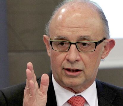 El ministro Cristóbal Montoro.