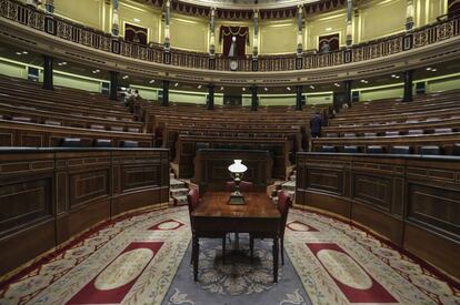 Hemiciclo del Congreso de los Diputados. 