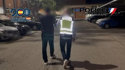 Policía traslada a Walib Bara, el presunto cabecilla de la organización francesa DZ Mafia detenido en Madrid