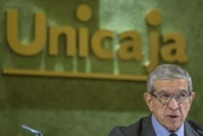 El presidente de Unicaja, Braulio Medel.