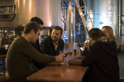 El bar Pressure Drop, en el Lockwood Industrial Park de Tottenham (Londres). 