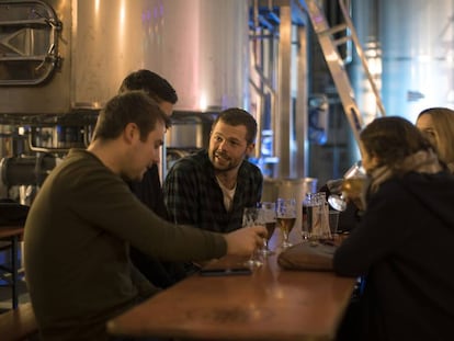 El bar Pressure Drop, en el Lockwood Industrial Park de Tottenham (Londres). 