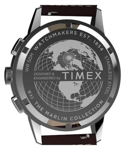 Trasera del Timex Marlin Neo Classic Chronograph