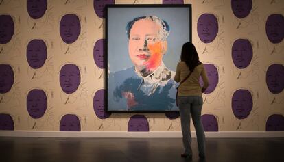 La exposici&oacute;n &#039;Warhol, el arte mec&aacute;nico&#039; en el CaixaForum de Barcelona. 