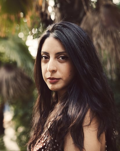 Mónica Ojeda fotografiada en el Parque del Retiro en Madrid el pasado julio.