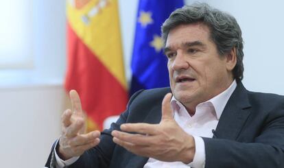 El ministro de Inclusión, Seguridad Social y Migraciones, José Luis Escrivá