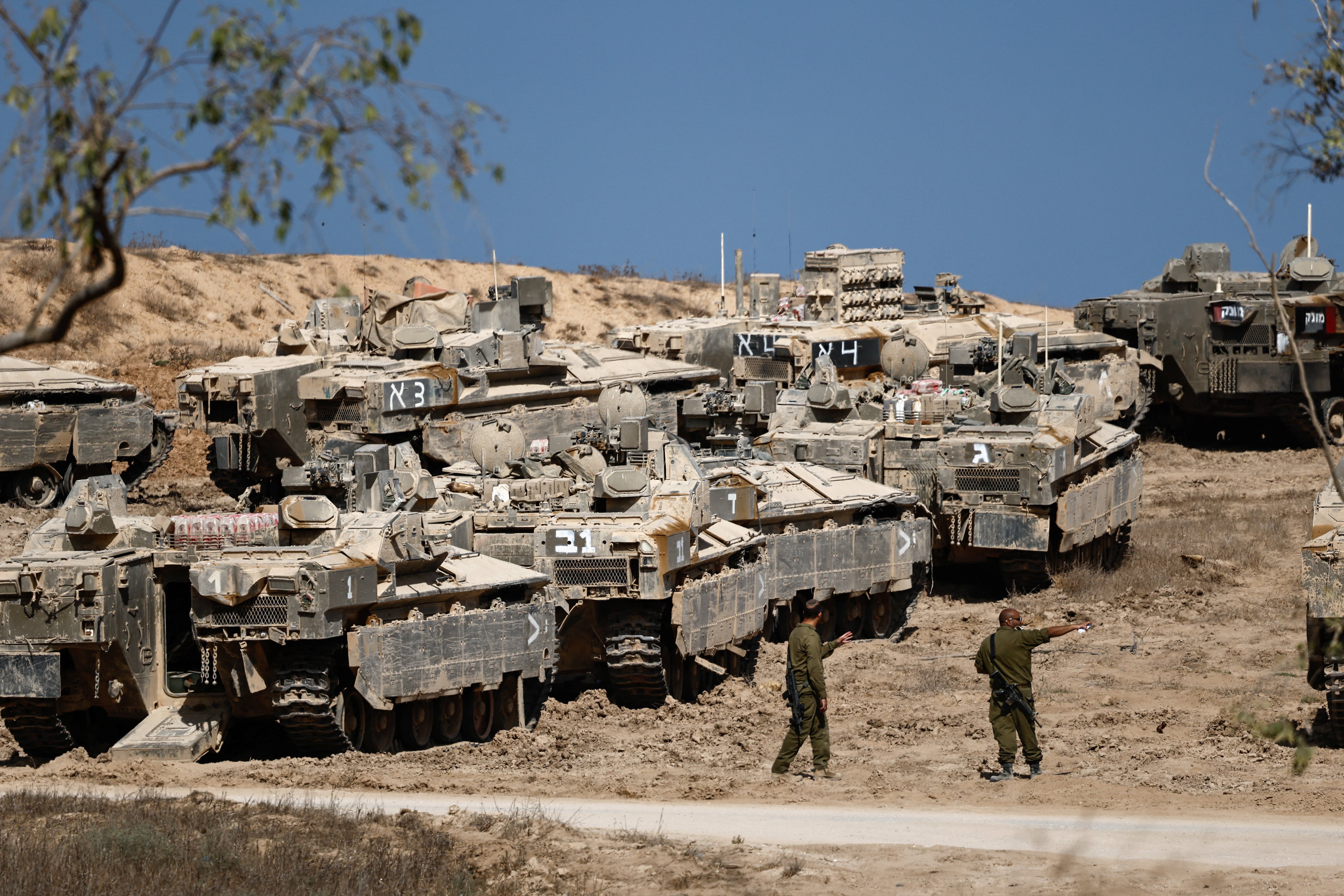Un portavoz militar israelí cifra en 3.000 los milicianos de Hamás en Ciudad de Gaza