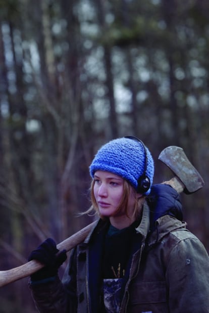 Jennifer Lawrence, en <i>Winter's bone.</i>