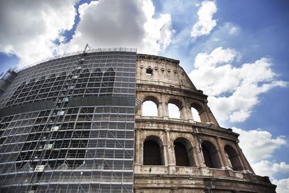 La primera fase de restauración del Coliseo Romano se ha extendido durante tres años. El coste total se ha elevado a los siete millones de euros.