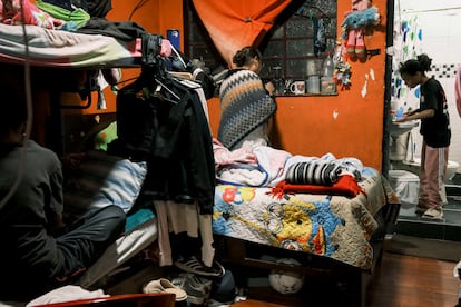 Habitación de la familia de Nayluz Millán.