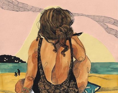 Ilustración para el relado de verano de Najat el Hachmi.
