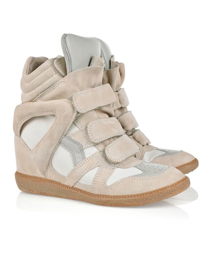 Nos recuerdan a las botas ochenteras de Reebok pero más gruesas. Las zapatillas de Isabel Marant, disponibles en diferentes combinaciones de colores, no están creadas para practicar deporte, sino para completar los looks urbanos más arriesgados.