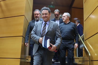 El fiscal general del Estado, Álvaro García Ortiz, en el Senado, el 18 de enero.
