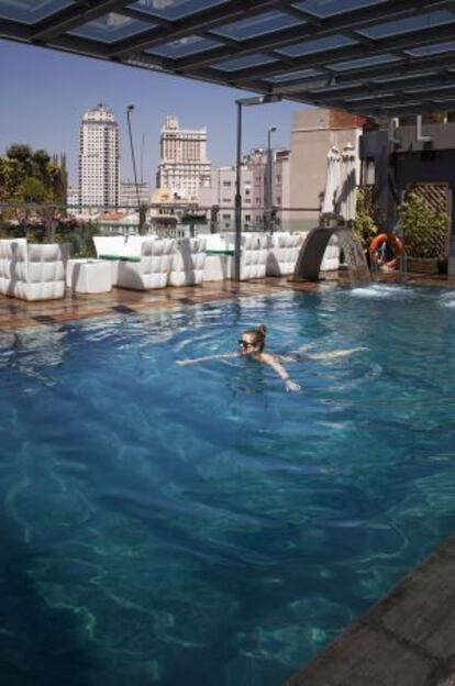 La piscina del Hotel Santo Domingo.
