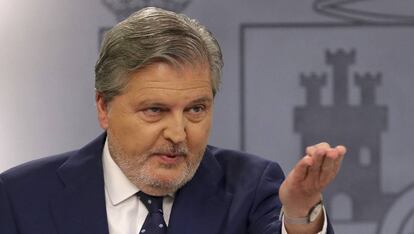 El portavoz del Ejecutivo, Íñigo Méndez de Vigo.