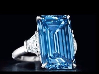 El diamante 'Oppenheimer Blue', vendido por más de 51,3 millones