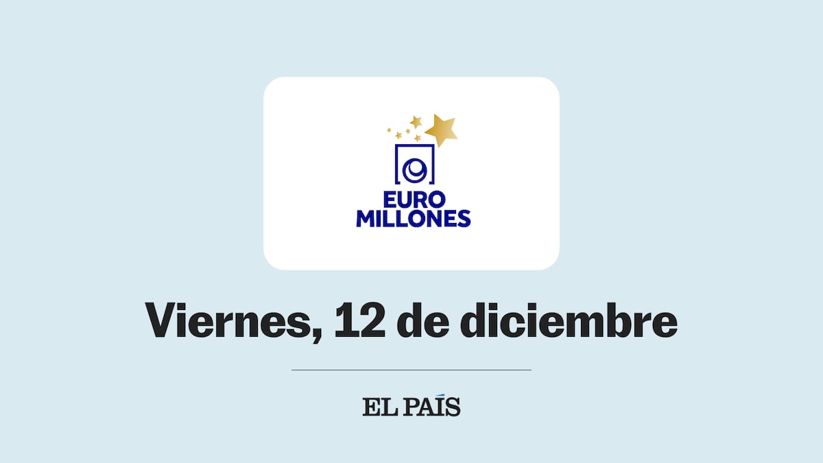 Euromillones: comprobar sorteo del viernes 12 de diciembre