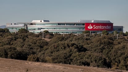 Sede del Banco Santander, en Boadilla del Monte (Madrid) en 2022.