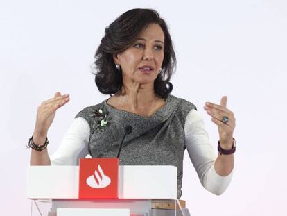 Ana Botín, presidenta de Banco Santander.