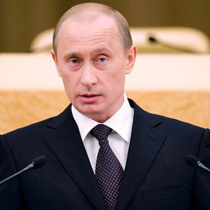 El presidente ruso, hoy en el Kremlim.