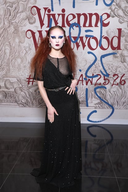 La cantante también estuvo en marzo en el desfile parisino de Vivienne Westwood.