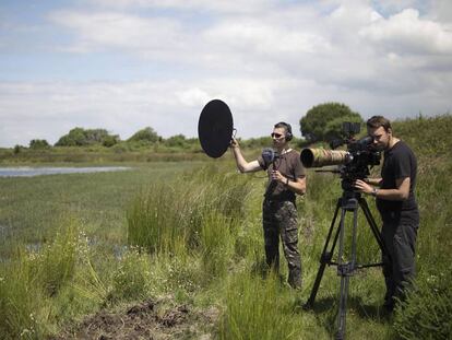 Rodaje de Orca Productions en Doñana.