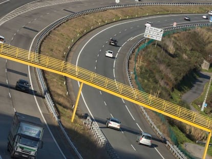 Un tramo de la autopista del Atlántico AP-9