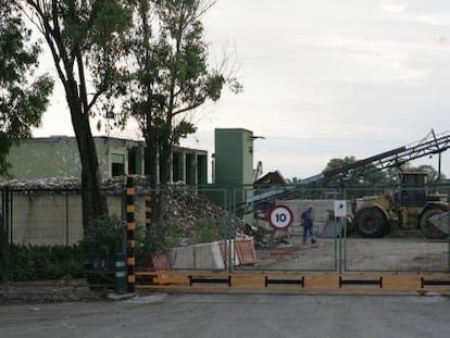 Planta de residuos de Abornasa en Crevillente.