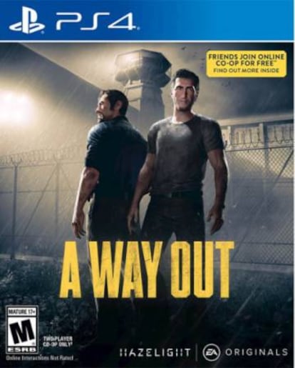 Carátula del videojuego 'A way out'.