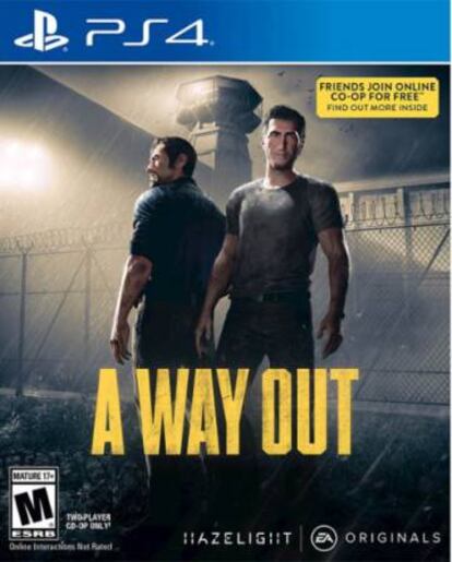 Carátula del videojuego 'A way out'.