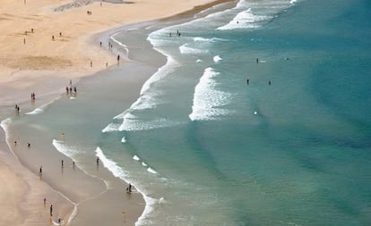 Playa de Arrifana, en Aljezur (Costa Vicentina).