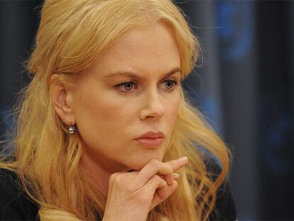 La actriz Nicole Kidman, en una rueda de prensa en Nueva York.