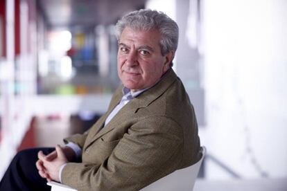 César Antonio Molina, en la Casa del Lector, en mayo de 2016.