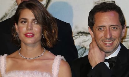 Carlota Casiraghi, con Gad Elmaleh