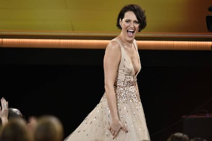 Phoebe Waller-Bridge, durante la gala de entrega de los Emmy.