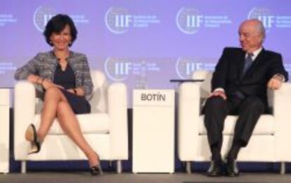 Ana Botín y Francisco González.