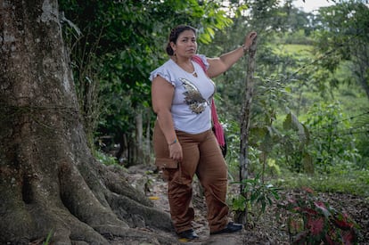 Elina Doncel, representante de Asojuntas de Cartagena del Chaira. 
