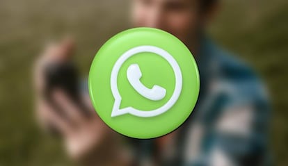 Chat con el logo de WhatsApp