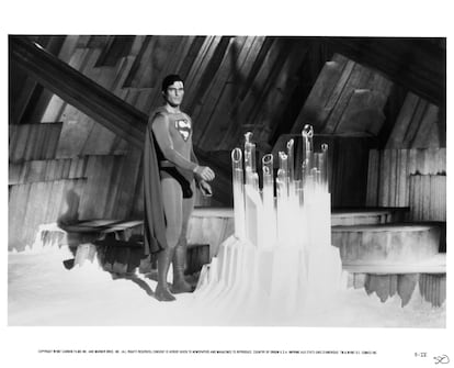 El actor Christopher Reeve en una escena de 'Superman IV: En busca de la paz' (1987).