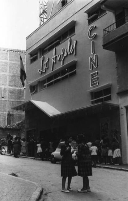 El cine Los Ángeles en los años sesenta.