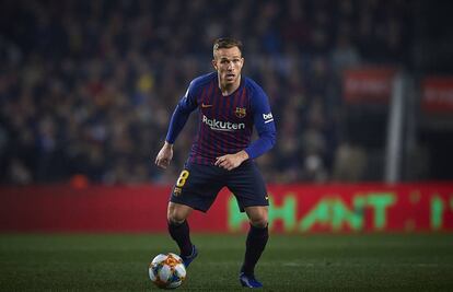 Arthur Melo, en el partido ante el Real Madrid.