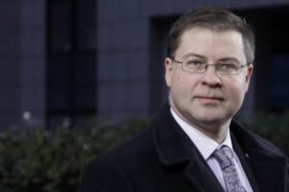 El primer ministro letón, Valdis Dombrovskis. EFE/Archivo