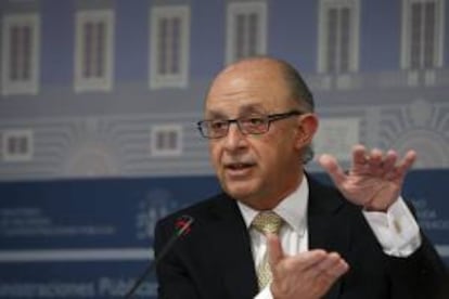 El ministro de Hacienda, Cristóbal Montoro. EFE/Archivo